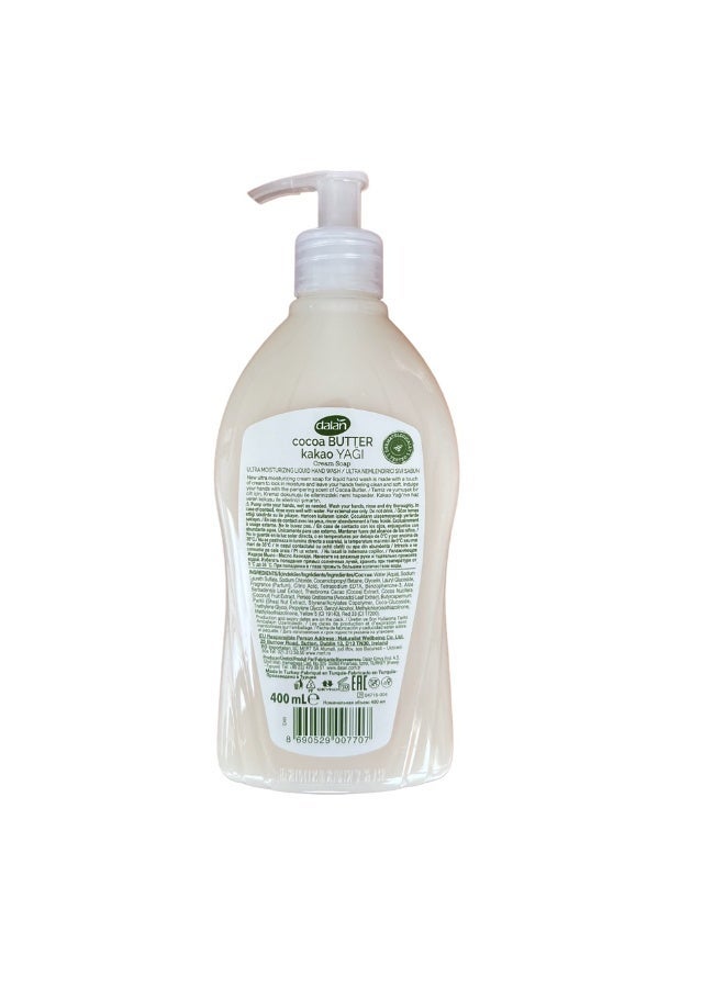 DALAN CREAM LIQUID SOAP COCOA BUTTER 400ML - Image 2